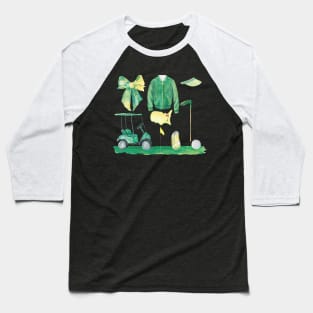 Masters Golf Tournament Coquette Bow Baseball T-Shirt